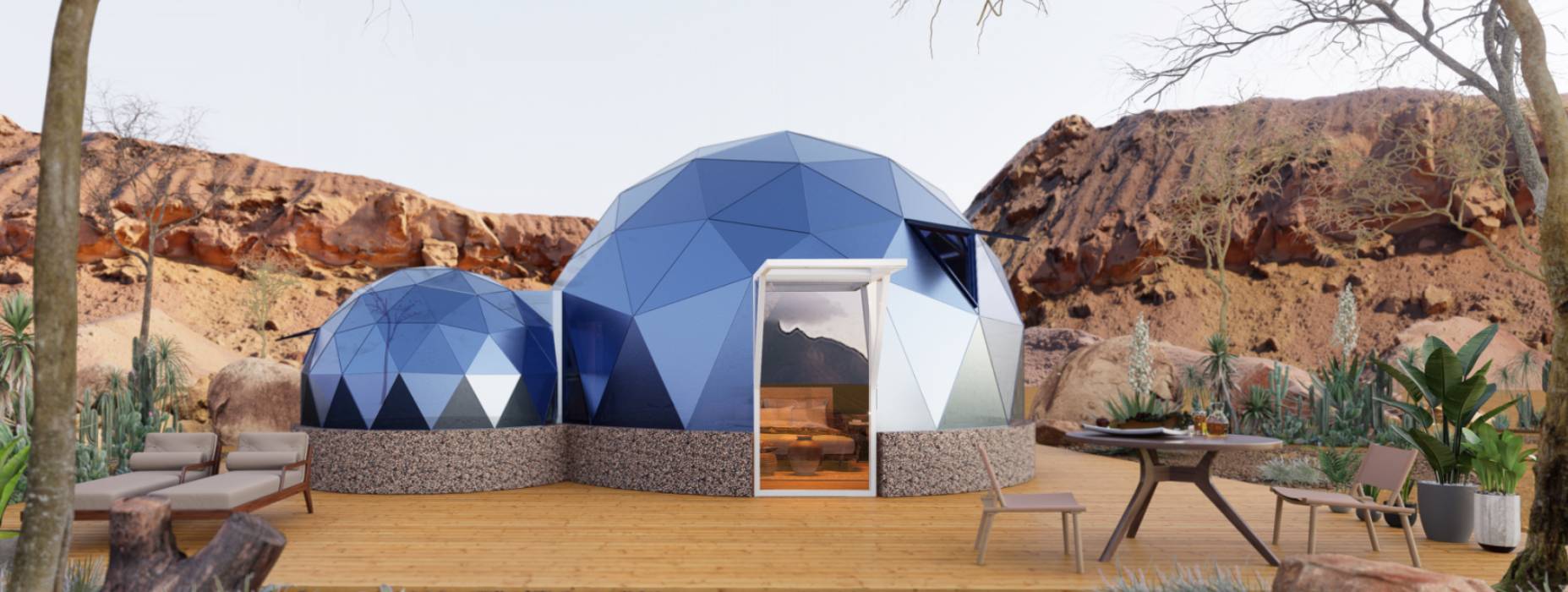 特克斯县球形智能光伏玻璃星空房